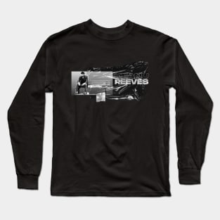 Sad Keanu Reeves ∆ Aesthetic Design Long Sleeve T-Shirt